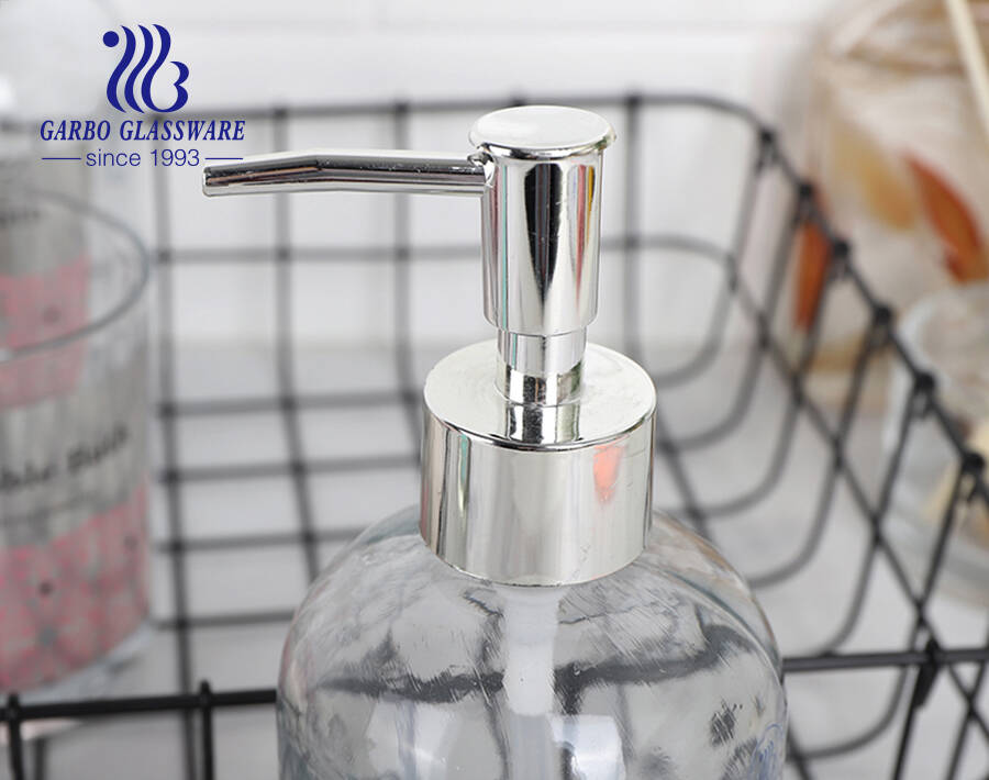 Accessoires de salle de bain en verre de boîte-cadeau fabriqués à la machine bon marché d'usine avec décalcomanie personnalisée pour la maison d'hôtel de salle de bain de cuisine