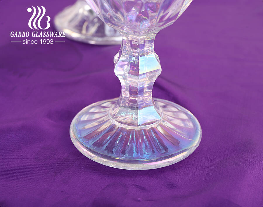 أباريق زجاجية ملونة عالية الجودة بطلاء أيون سعة 1.2 لتر لشرب المياه