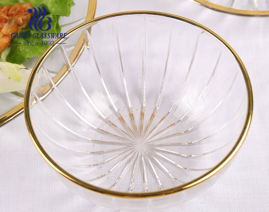 Wholesale Modern Unique Fancy Lace Rim Dinner Plate Set Gold Glass Plates For Wedding Cheap Glass Charger Plate