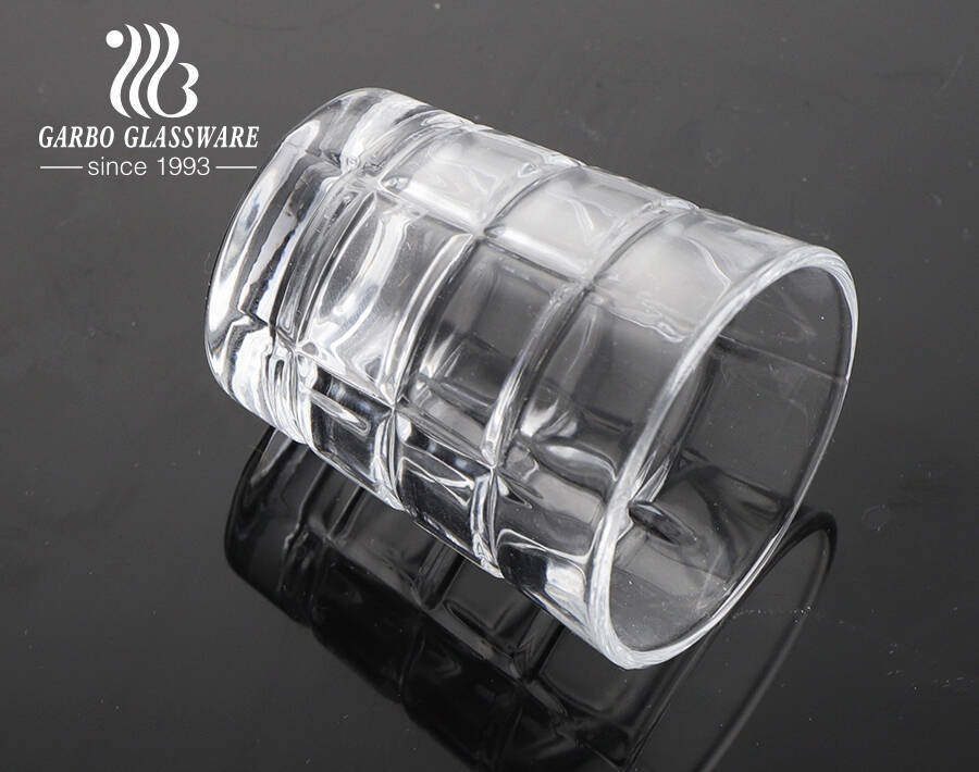 2022 Garbo New Mold High White Geprägtes Glas Teetasse Schnapsglas