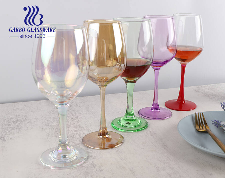 Calice di promozione commerciale bicchiere da vino colorato con confezione personalizzata