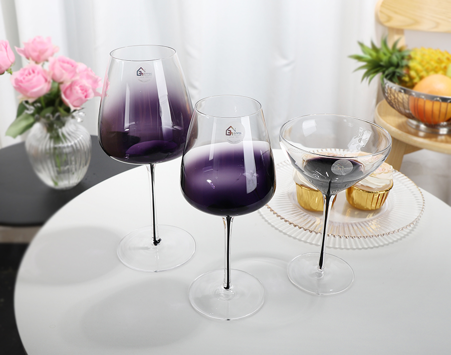  500ML hand-blown wine glass steamware 
