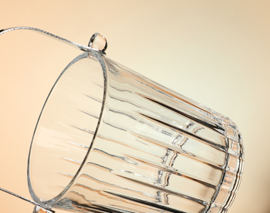 Summer Specialized Ice Bucket Set With Stainless Steel Handles and Tong