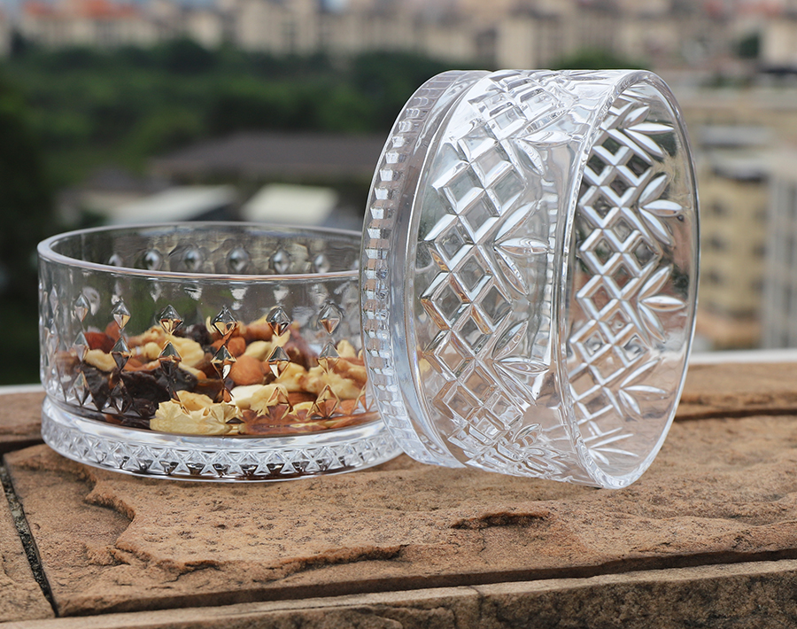 Factory Exclusive 460ml Glass Bowl Can Mix 3 Design
