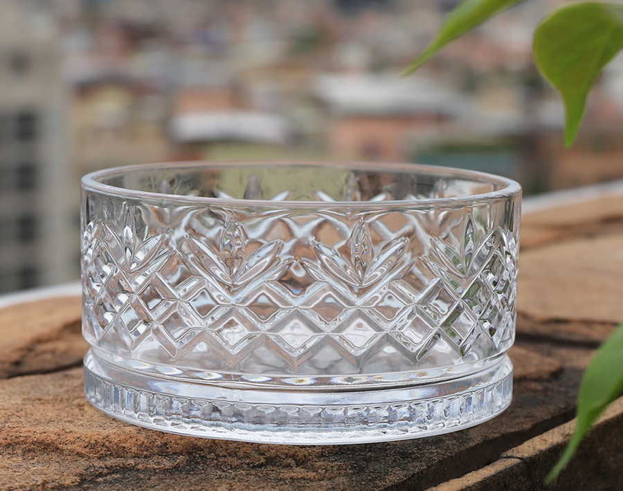 Factory Exclusive 460ml Glass Bowl Can Mix 3 Design