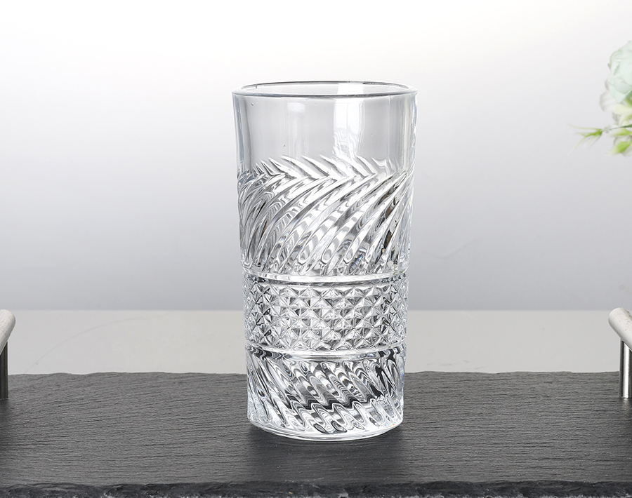 New Arrival High Ball Glass tumbler 390ml Engraved glass cup whiskey tumbler 