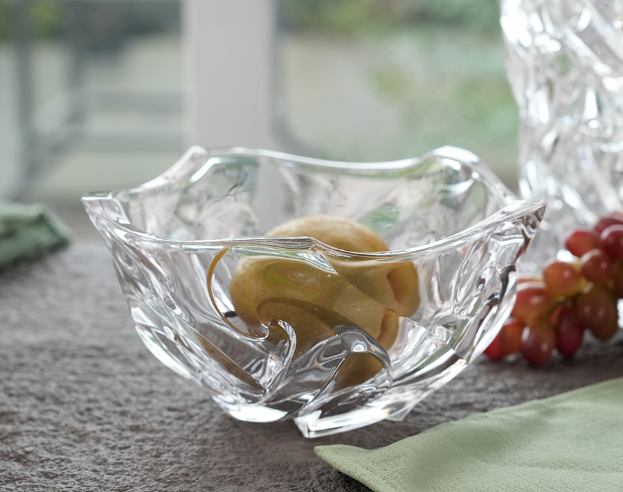 New series luxury candy jar glass vase furit bowl plates wholesale