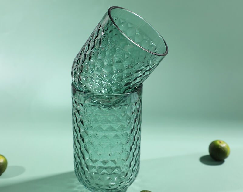Spray color glass drinking set of 6pcs with factory price