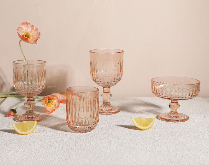 High quality spray color glass tumbler colored glassware with cheap price 
