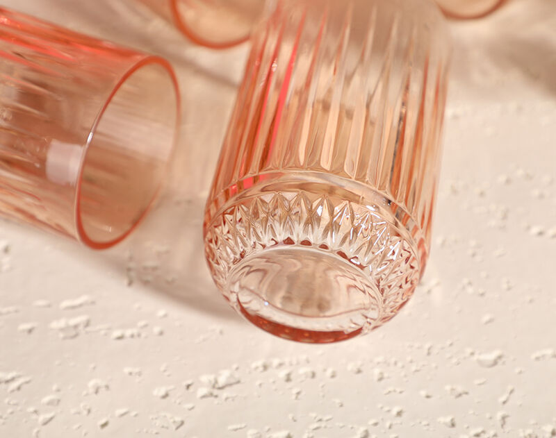 High quality spray color glass tumbler colored glassware with cheap price 