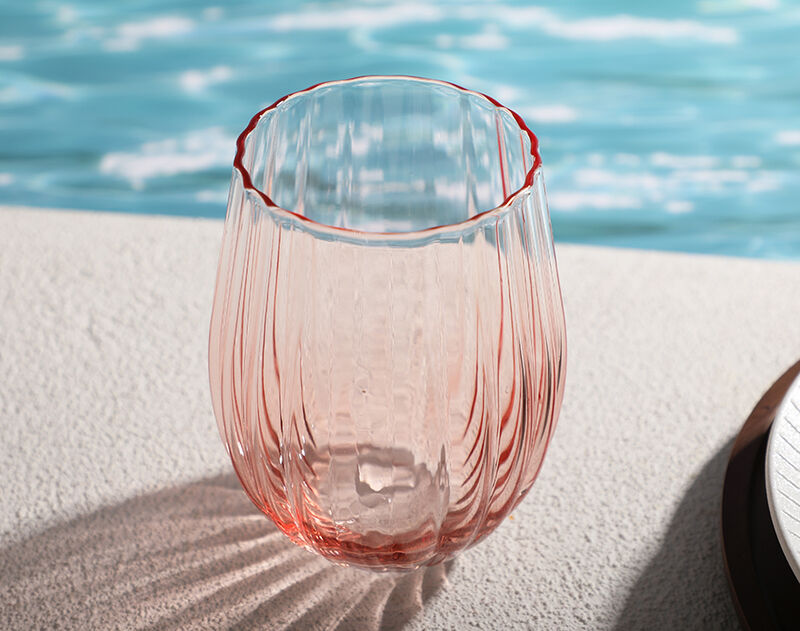 New Design Stripe Line Red Wine Decanters With Cups 