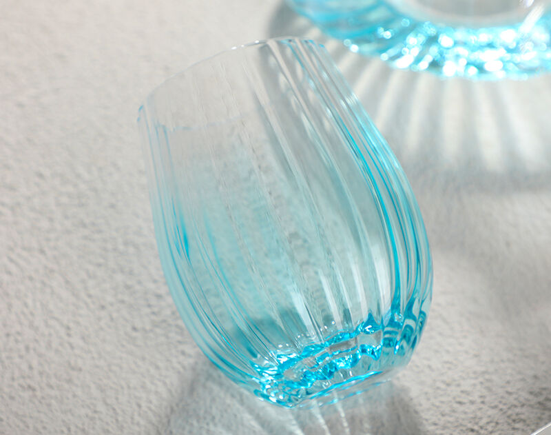 New item glass decanter set colored wine glass set gift promotion