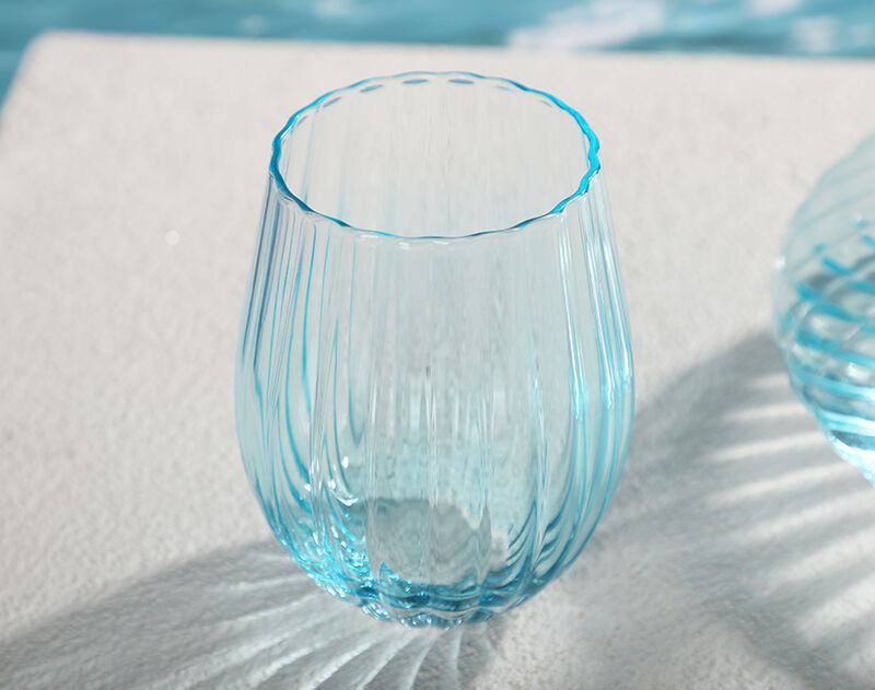 New item glass decanter set colored wine glass set gift promotion