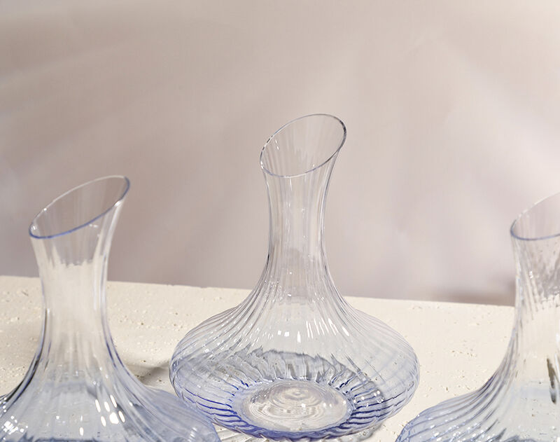 Handmade glass wine decanter manufacturing in China