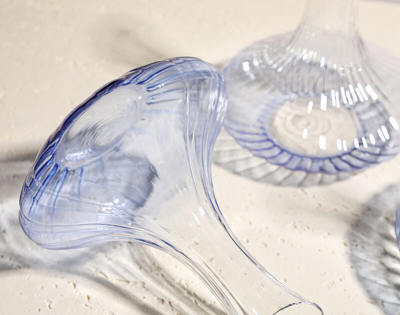 Handmade glass wine decanter manufacturing in China