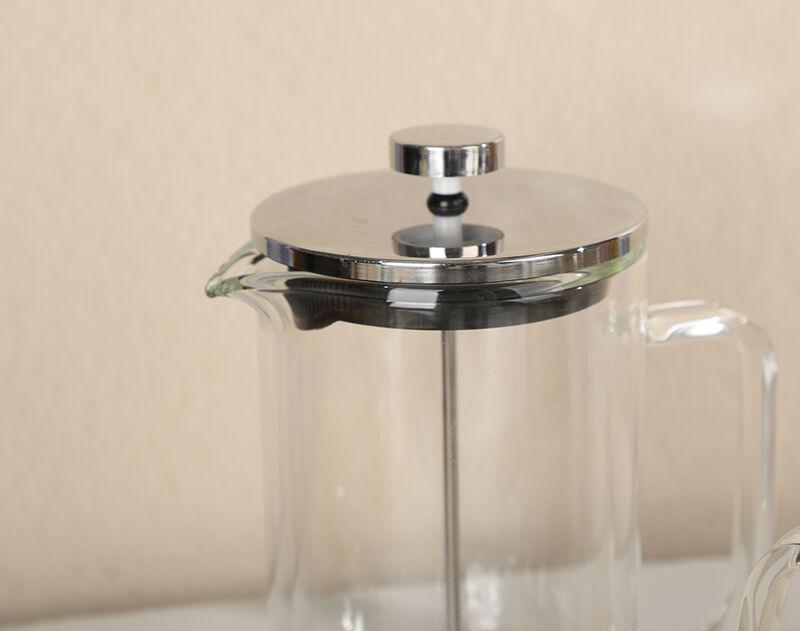 1000ml double wall decoration french press teapot coffee maker