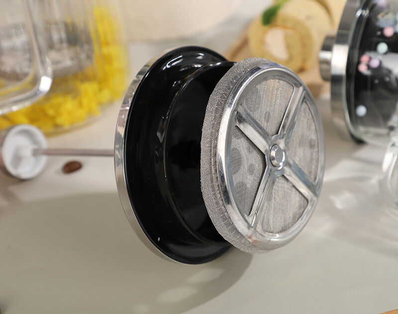 1000ml double wall decoration french press teapot coffee maker
