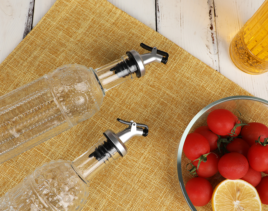 Factory New Arrival Stock Glass Oil Bottle