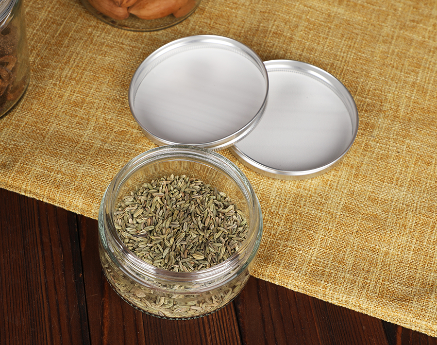New different size glass storage jar elegant sealed jars in promotion