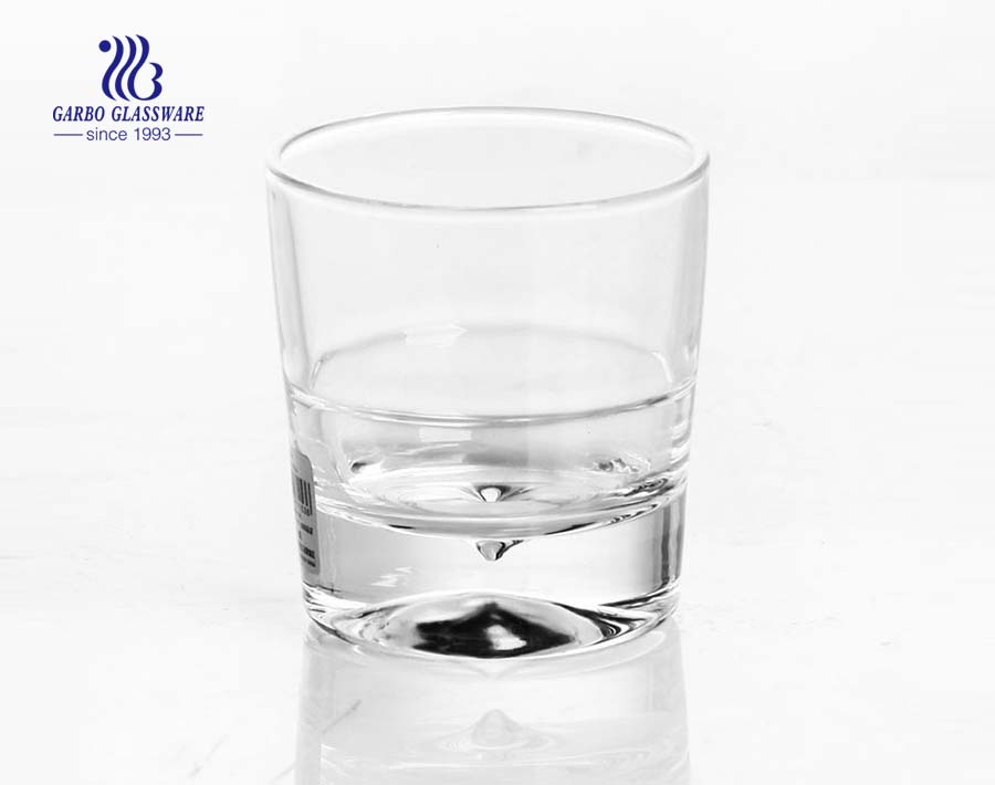 6oz round shape whisky drinking glass cup