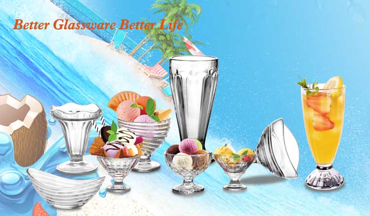 China  manufacturer classic glass dessert cups