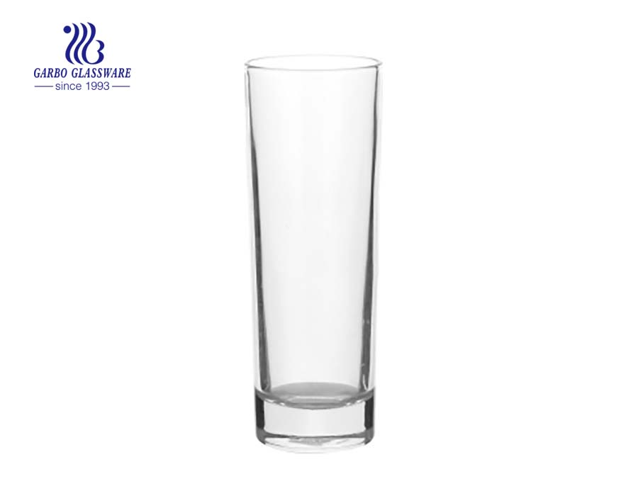 7oz clear high ball water glass cup