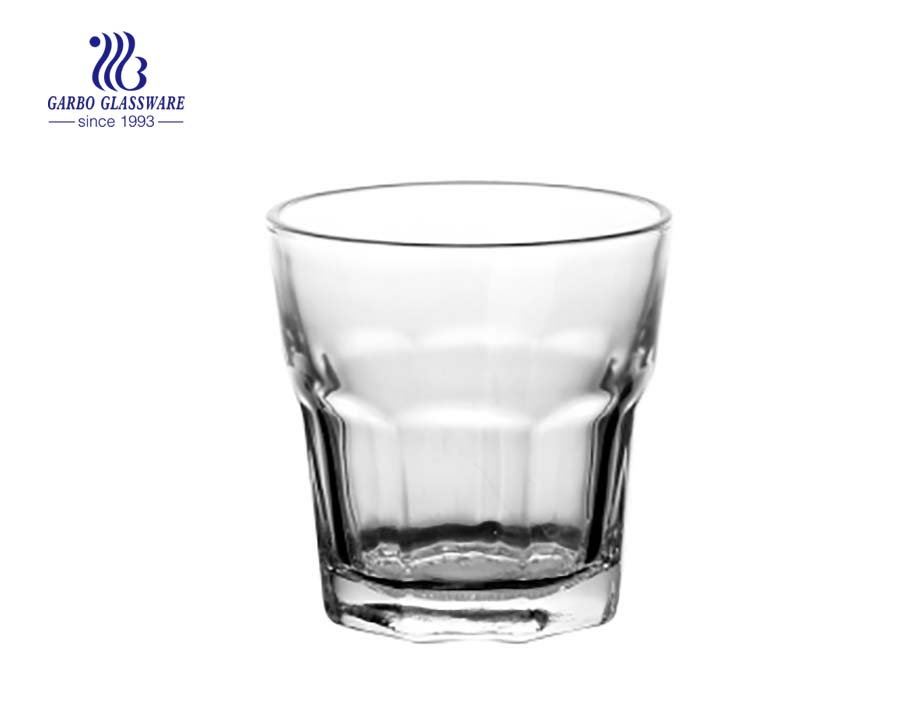 9oz stock rock glass tumbler for water drinking