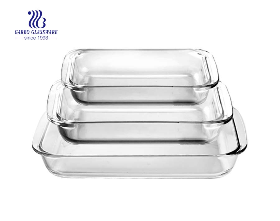 China Glassware fabric 1.8LBaking dish glassware set