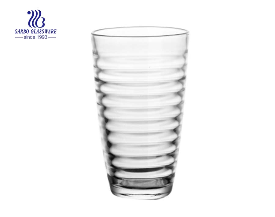 Tasse en verre d'eau en forme d'oeuf 16oz