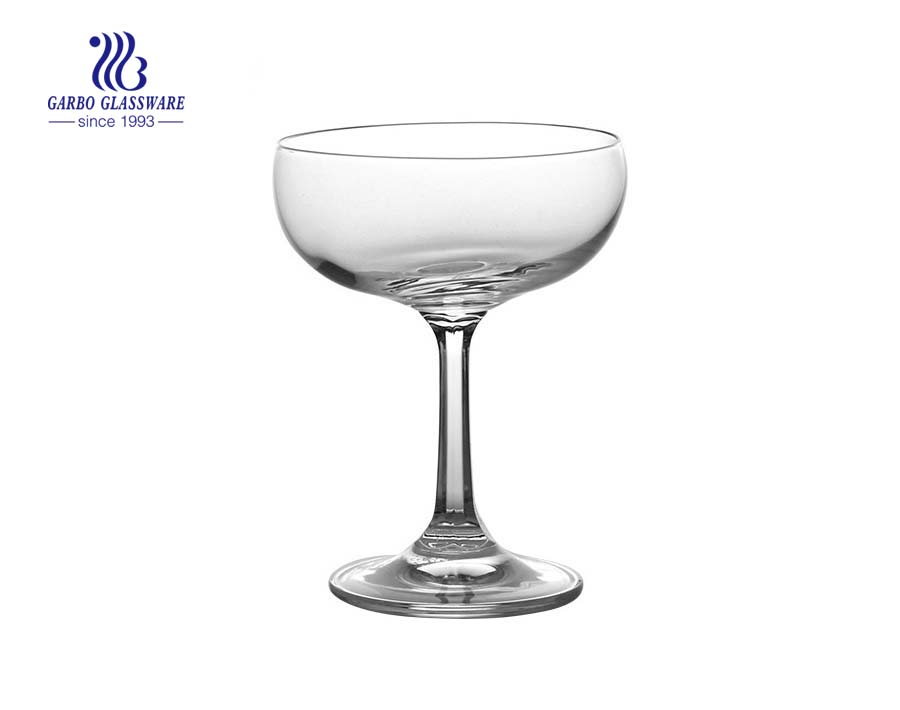 Margarita cocktail 200ml glass cup with stem