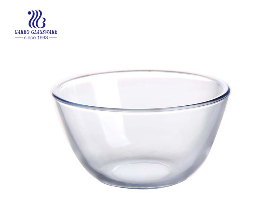 Simple style 7inch salad bowls glass