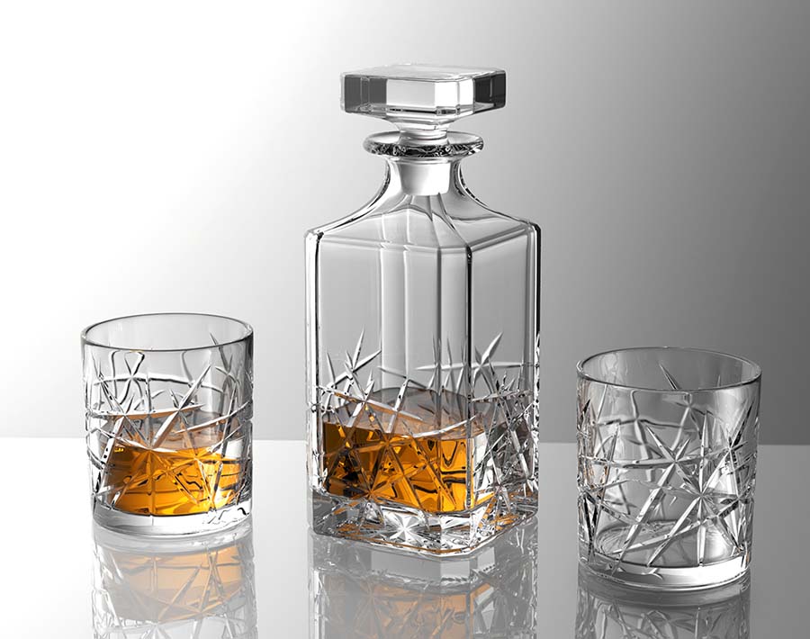 bouteilles de whisky en verre ordinaire en gros