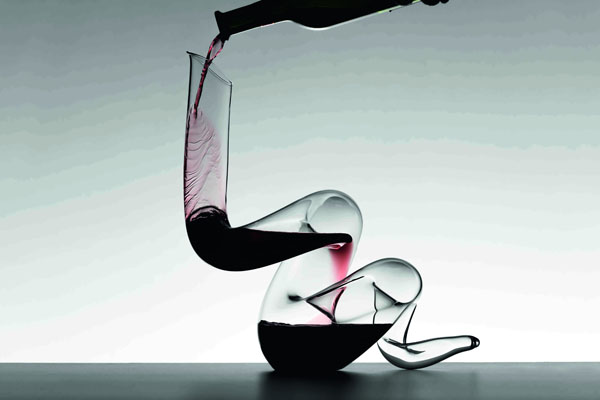 Different shapes of wine decanter