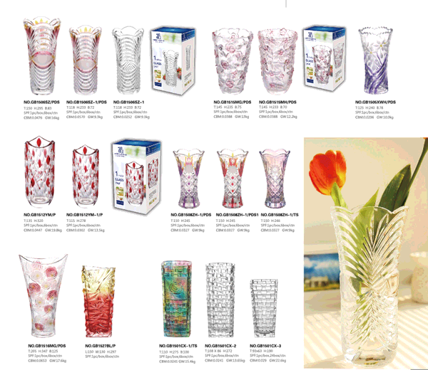 どんなガラスの花瓶が家に適していますか？