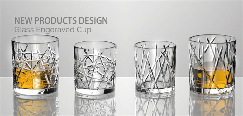 The most classic and popular DOF whiskey glass tumblers