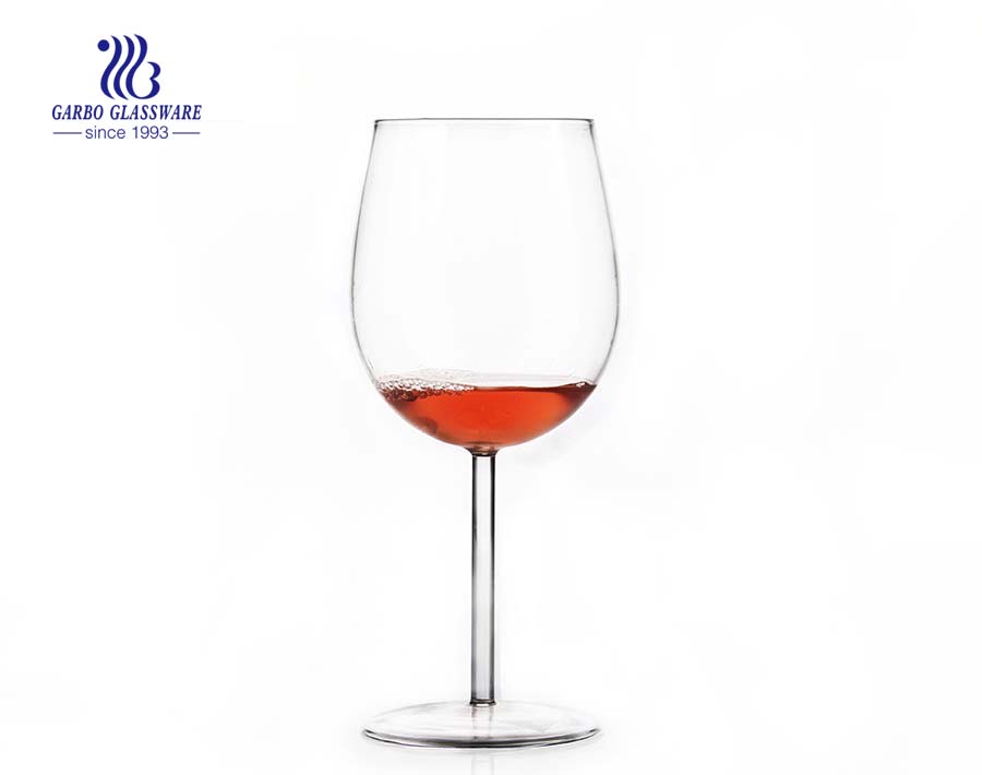 Copo de vinho tinto de vidro de borosilicato de 19 onças