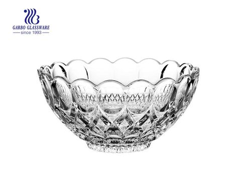 8.46'' Glass bowl with glory spray design