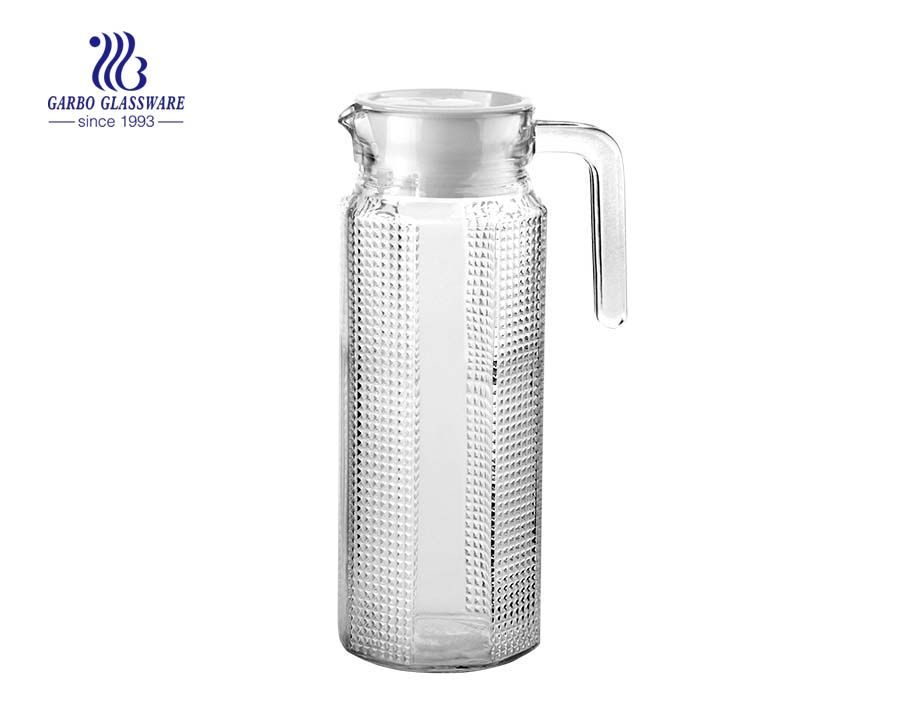 China glassware factory glass water jug pitcher