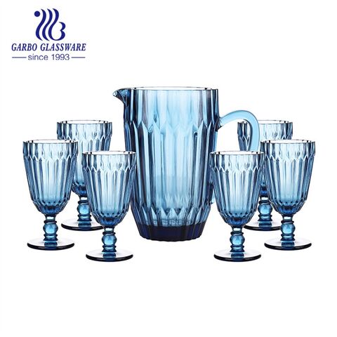 The most popular solid color embossed glassware on sale