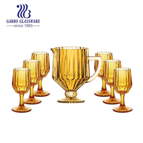 The most popular solid color embossed glassware on sale