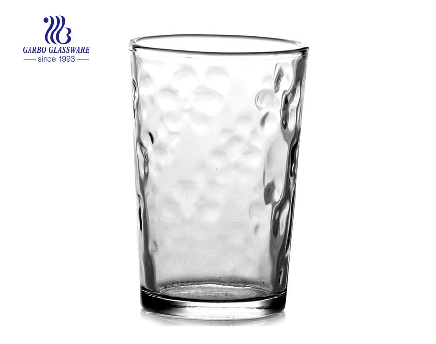 Copo de água de vidro de 7 onças para uso doméstico