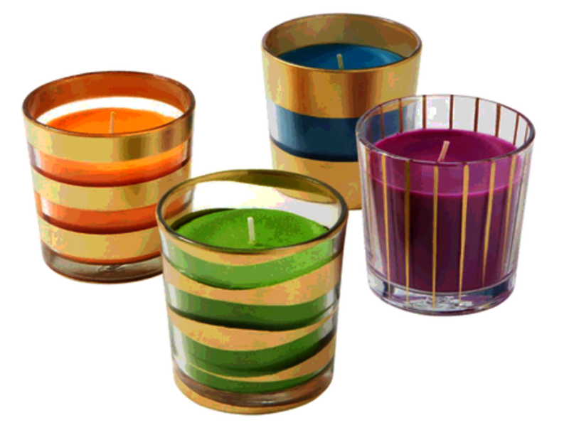 How to use glass candle holder to decorate your home