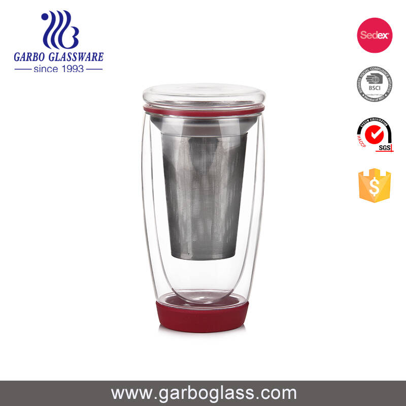 Le verre à double paroi en vente chaude de Garbo Glassware
