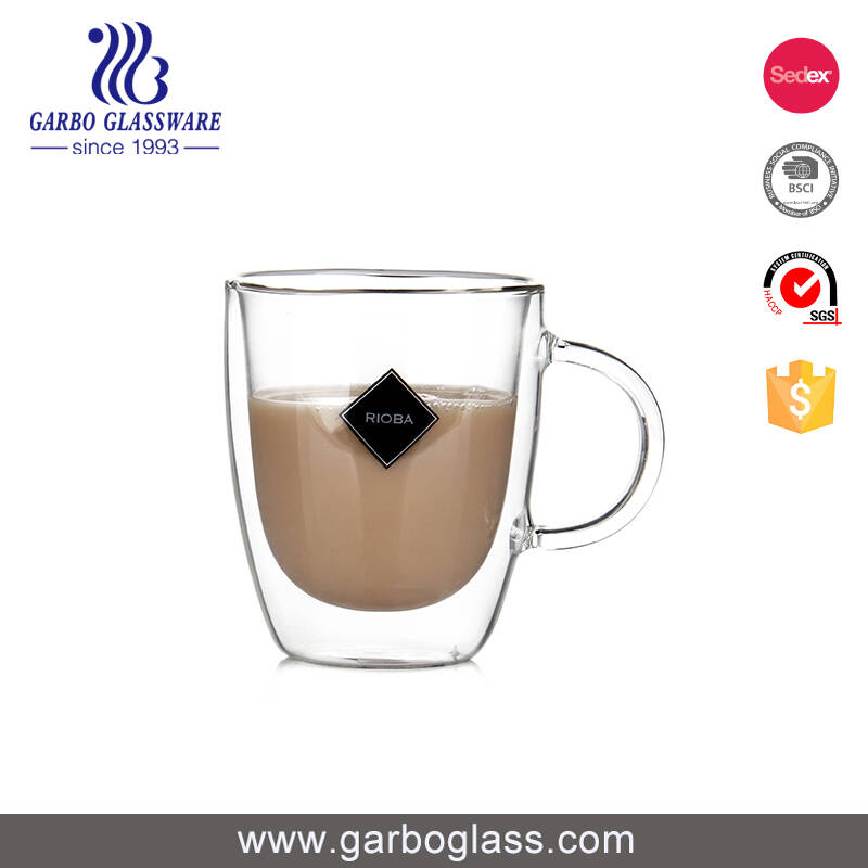 The double wall glass in hot sales from Garbo Glassware