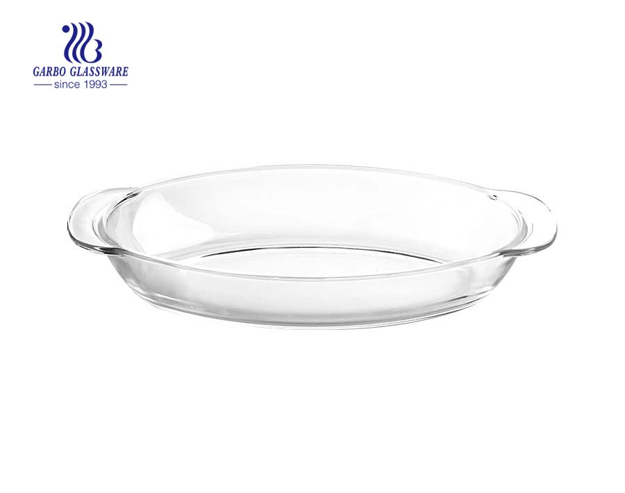 Kitchen Supply 13.15 Zoll ovale Backform aus Glas