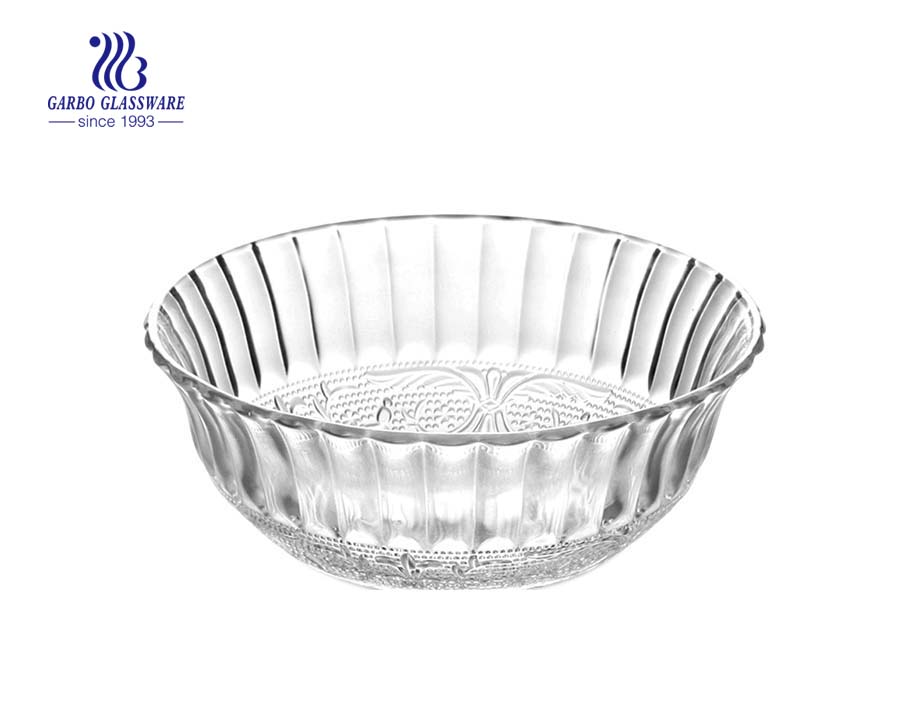 Factory Direct 350ml Glass Salad Fruit Bowl with no Lid