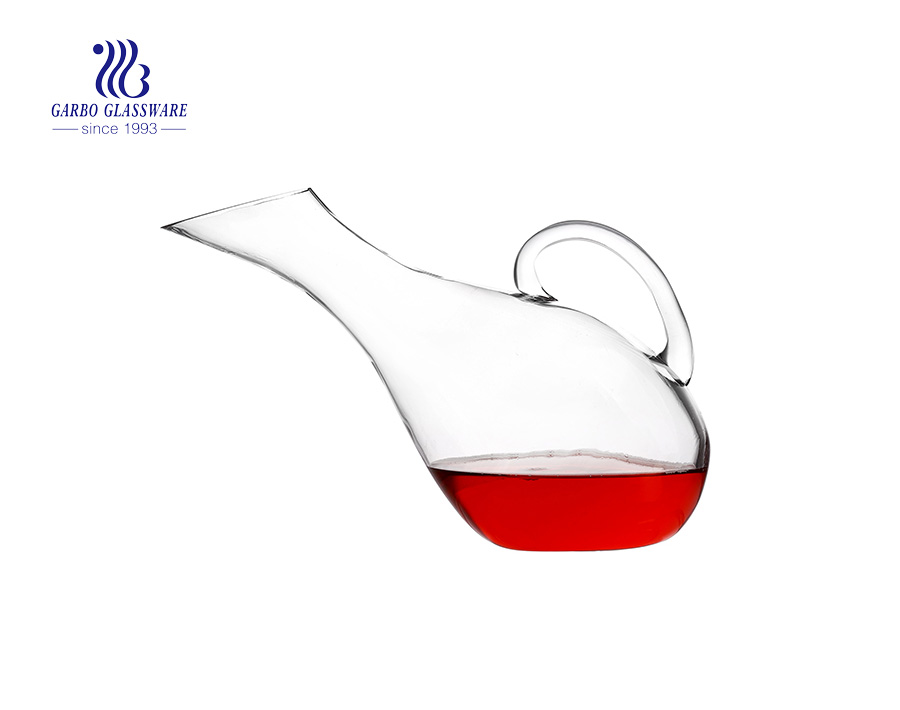 Decanters personalizados em forma de OEM de vidro de vinho com logotipo especial