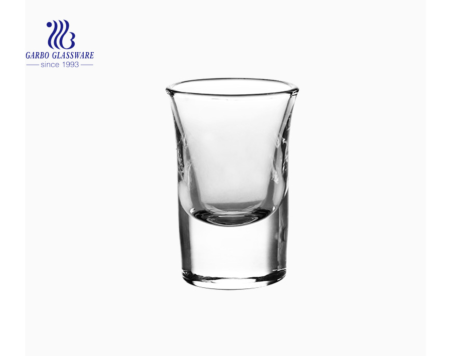 15ml popular high white high quality spirit glass cheap shot glass cup