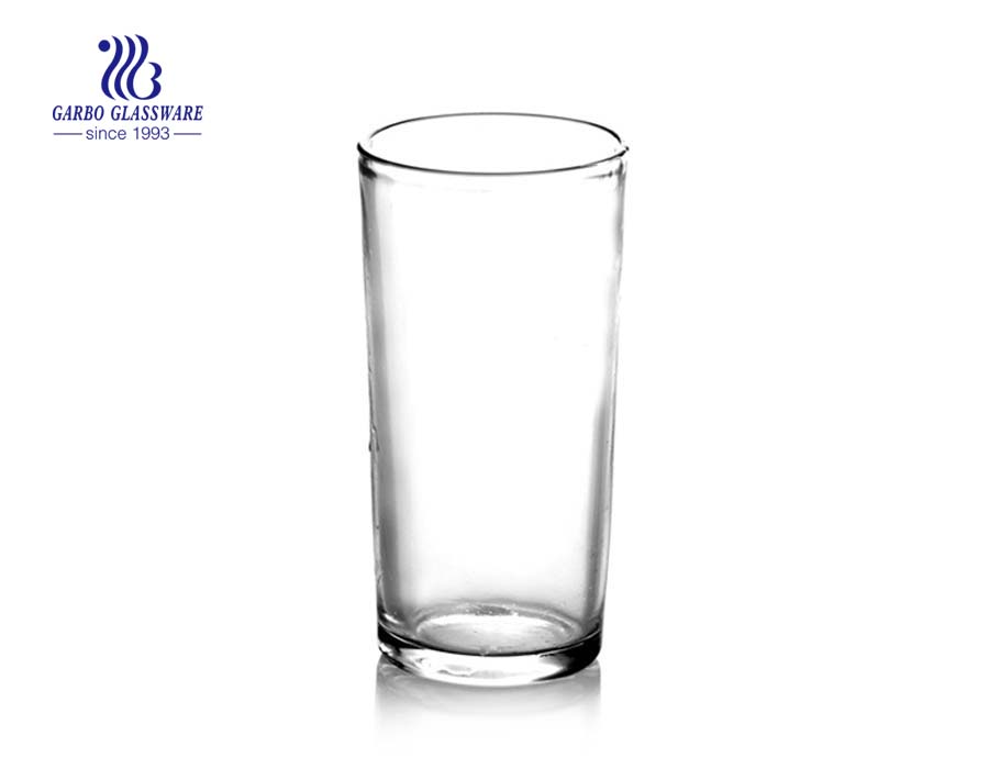 الغطاء النباتي سحق اعتماد  China 10oz chile water drink glass cup factory