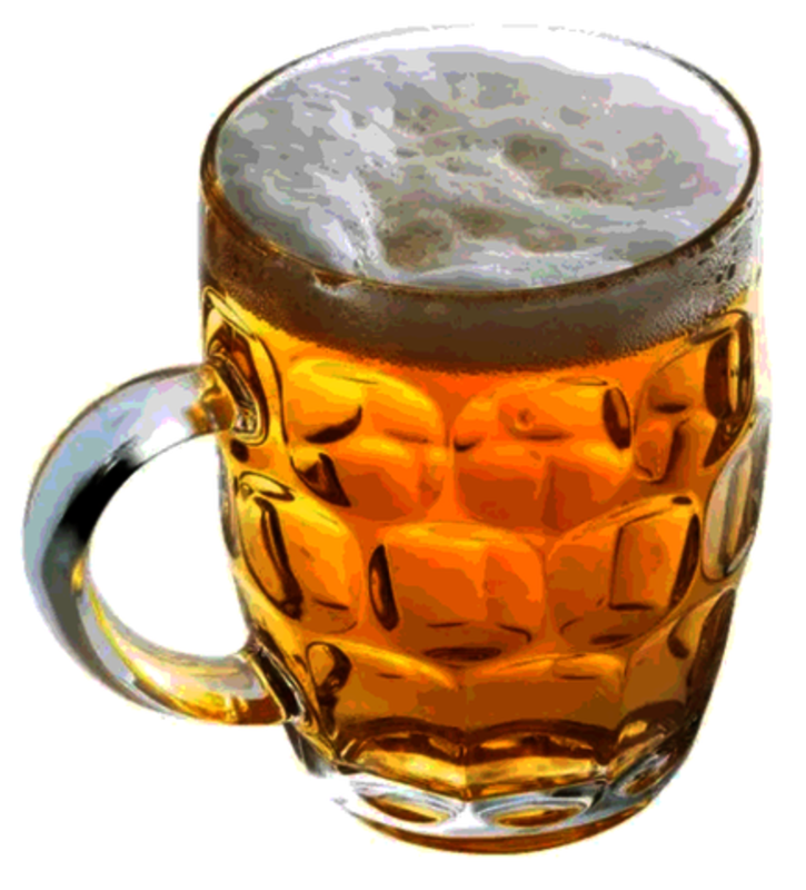 Beer drinking cup